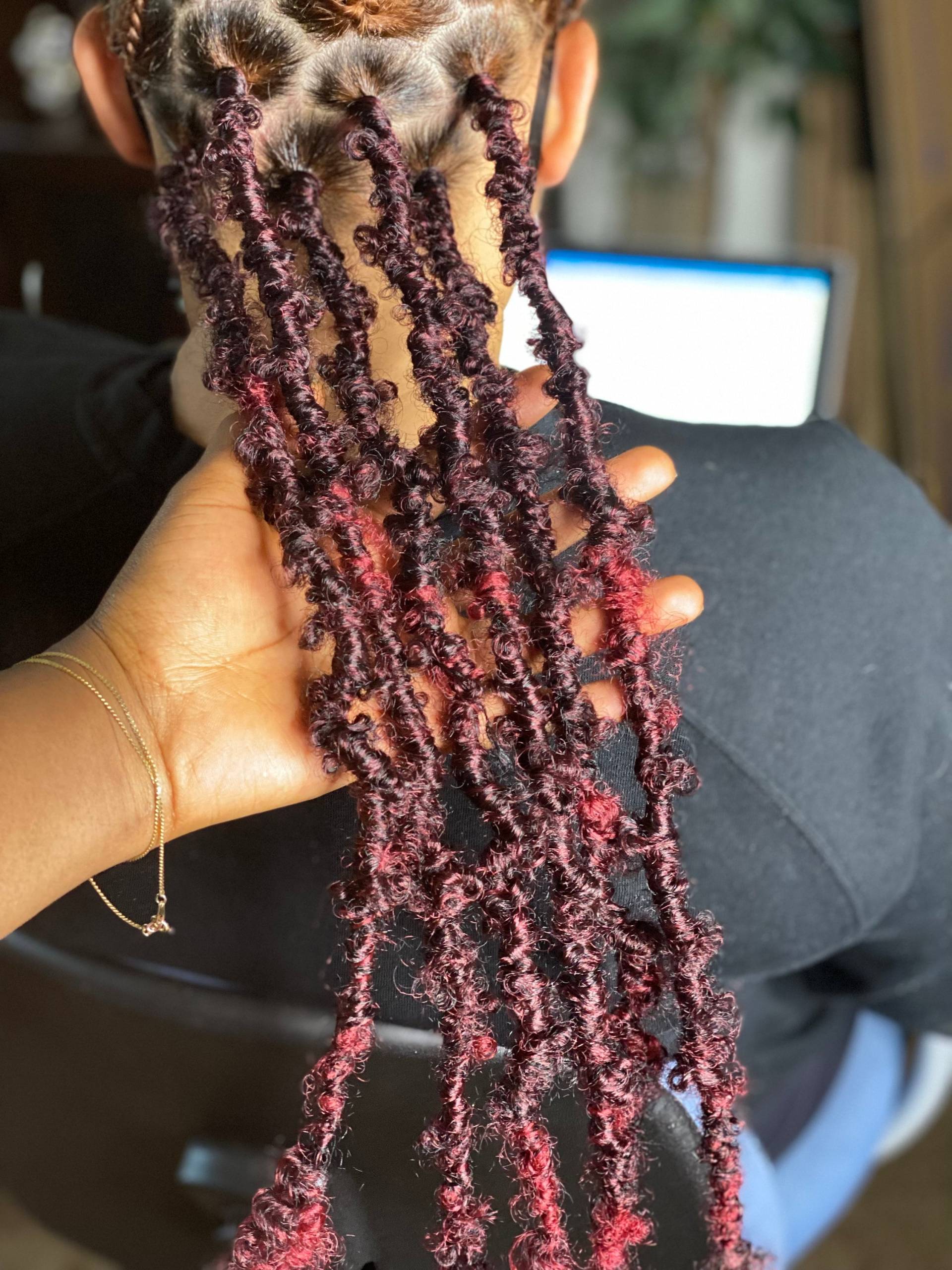 Gehäkelter Schmetterling Locs von Etsy - BraidFection