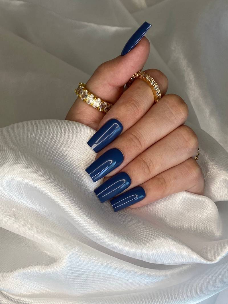 Got The Blues - Drücken Sie Auf Das Nagelset von Etsy - BriannaMarieArtistry