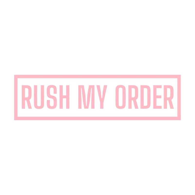 Rush My Bestellgebühr von Etsy - BrownSugarBabeShop