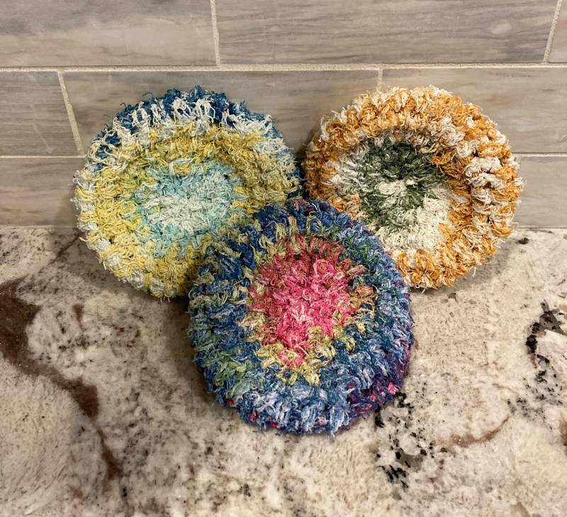 Baumwoll-Scrubbies Für Gesicht/Körper Oder Küche/Geschirrwäsche von Etsy - BucketListCrafters