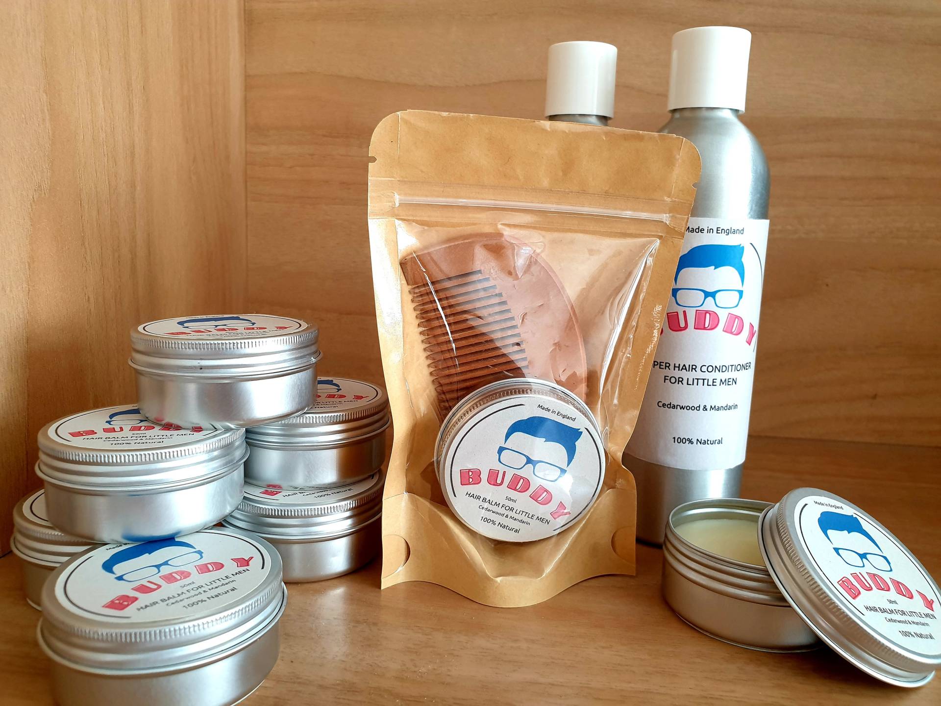 Buddy Haarstyling Balsam Für Kleine Männer Geschenkset. Kräftiger Hold Stying Pomade Mit Holzkamm. Jungs Geschenk. Teenager Geschenk von Etsy - Buddyhairproducts