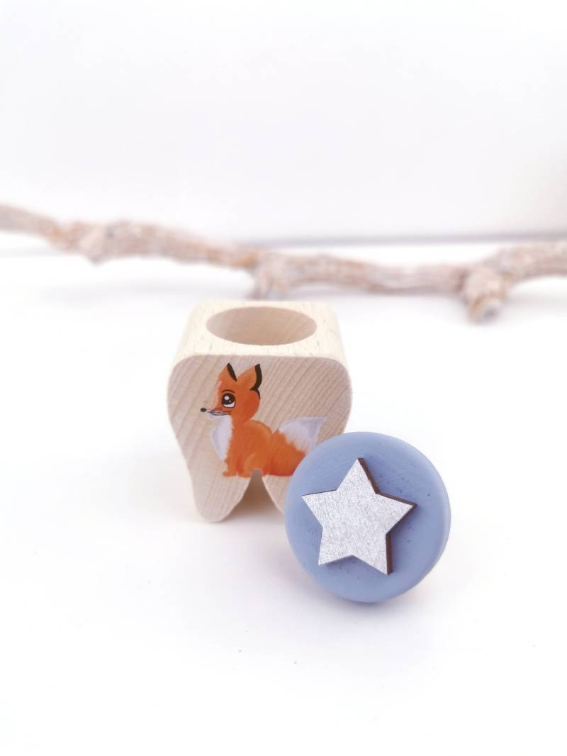 Zahndose Fuchs, Personalisierte Zahndose, Holz, Geschenk Zum Wackelzahn, Milchzahndose, Geschenke Kinder, Erster Zahn von Etsy - BuntesBienchen