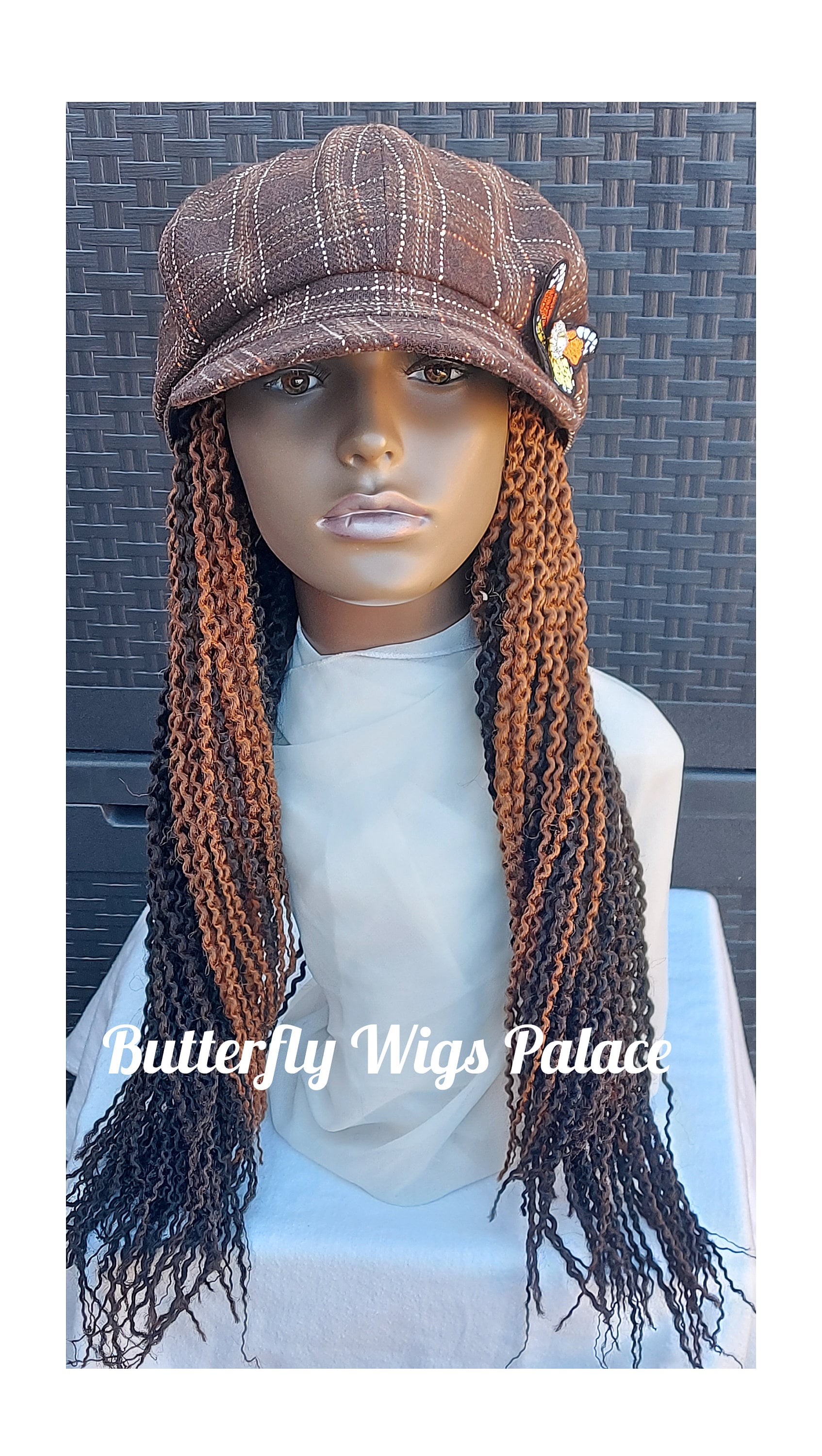 Geflochtene Perückenmütze/Perücke Austauschbare Mütze Mit von Etsy - ButterflyWigsPalace