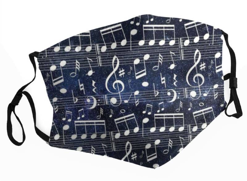 Musik Mundschutz Lehrerband Nasenbügel Verstellbar Kostenlos Uk Postage Navy Blau von Etsy - BuyGiftPresents