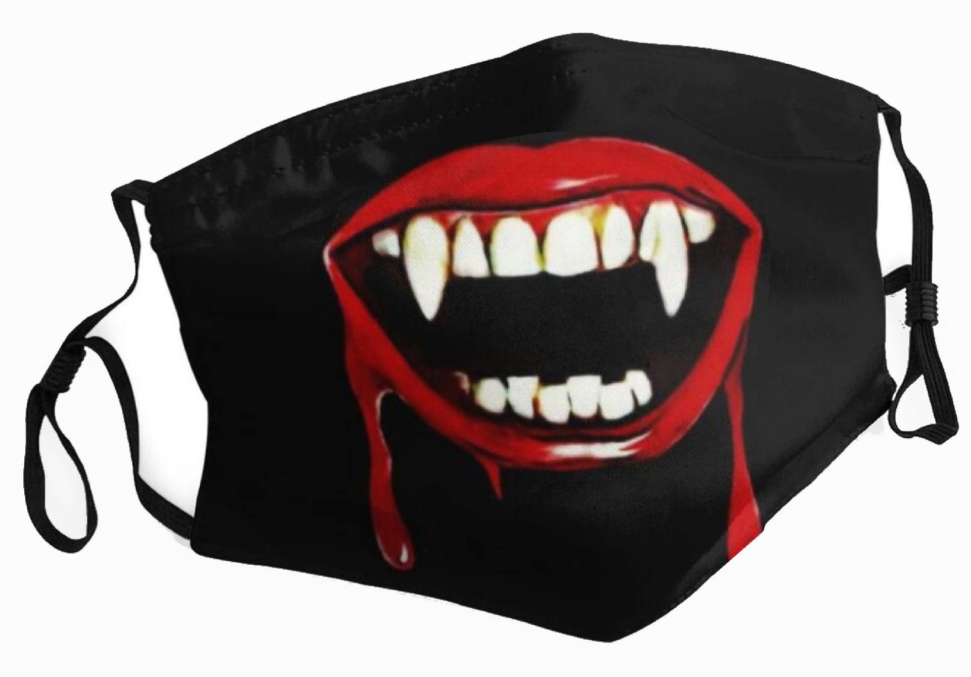 Vampir Fangzähne Lippen Gesichtsmaske Halloween Nasendraht Verstellbar Free Uk Postage Schwarz Rot von Etsy - BuyGiftPresents