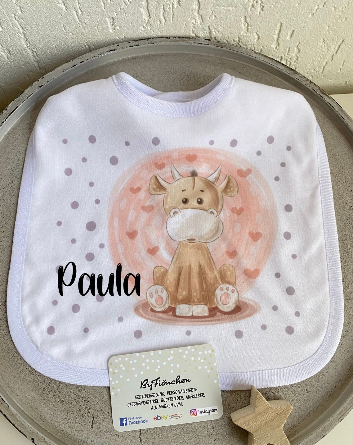 Baby Lätzchen Mit Wunsch Aufdruck, Personalisiert Byfiönchen, Baby, Geschenke, Geschenke von Etsy - ByFioenchen