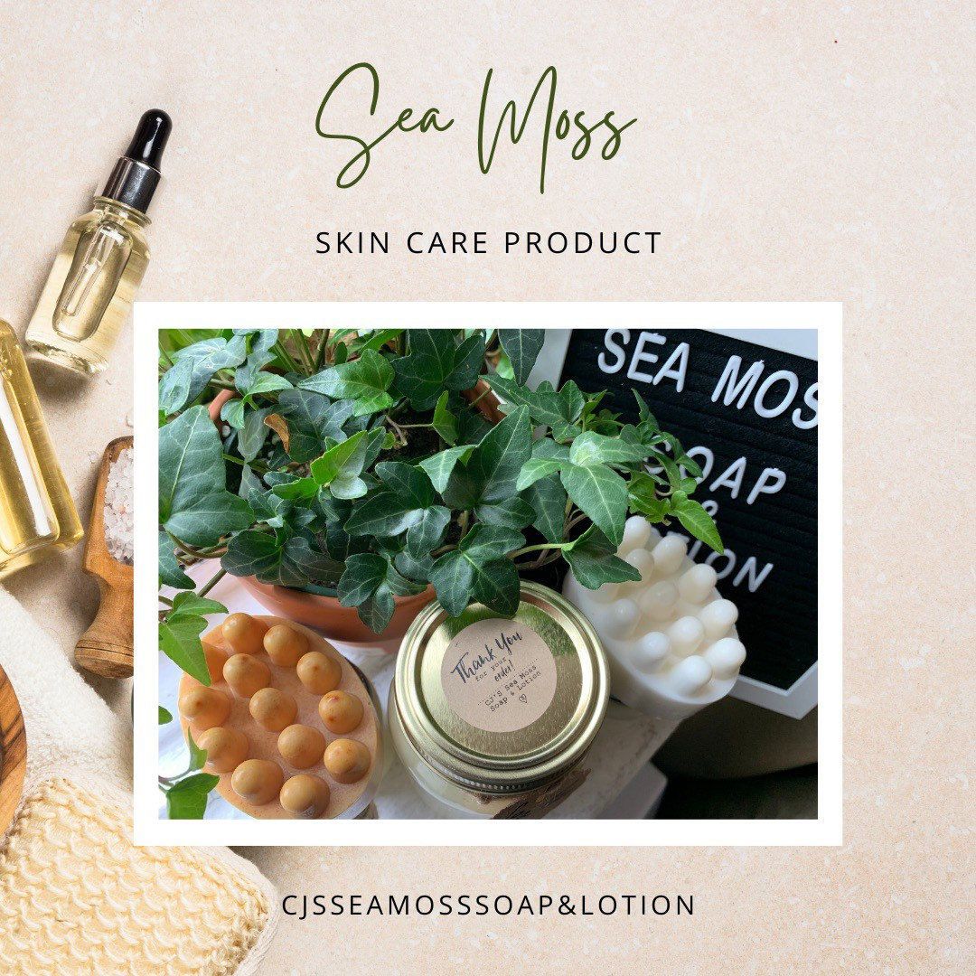 Sea Moss Seife & Lotion Set | Vegan von Etsy - CJSSEAMOSS