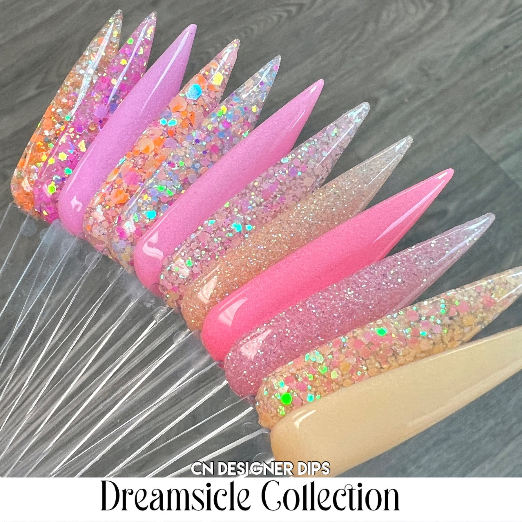 Dreamsicle Collection - Tauchpuder, Tauchpulver Für Nägel, Nageldip, Tauchpulver, Acrylpuder, Acryl, Nagel, Acrylfarben, Dips, Dip von Etsy - CNDesignerDips