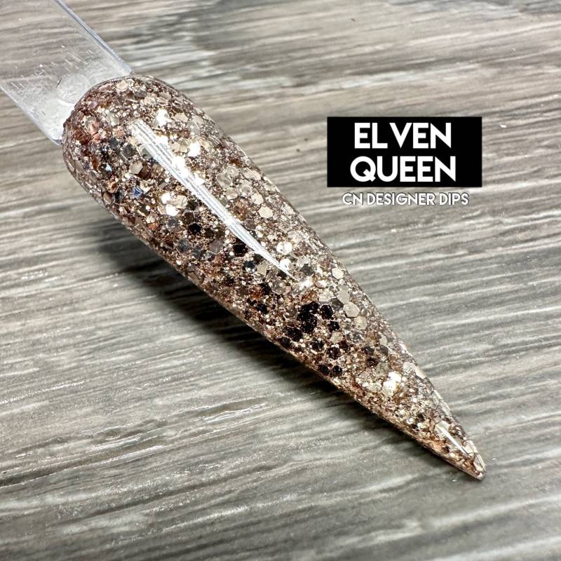 Elven Queen - Tauchpulver, Tauchpulver Für Nägel, Glitzer-Tauchpulver, Nagel-Dip, Dip-Nagel, Dip-Pulver, Dip-Nagelpulver, Acryl, Nagel, Nägel von Etsy - CNDesignerDips