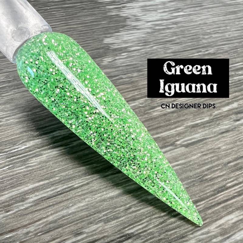 Green Iguana - Tauchpulver Für Nägel, Tauchpulver, Acrylpulver, Tauchnagelpulver, Nageltauchpulver, Nageldip, Nagelbad, Nagel, Acryl von Etsy - CNDesignerDips