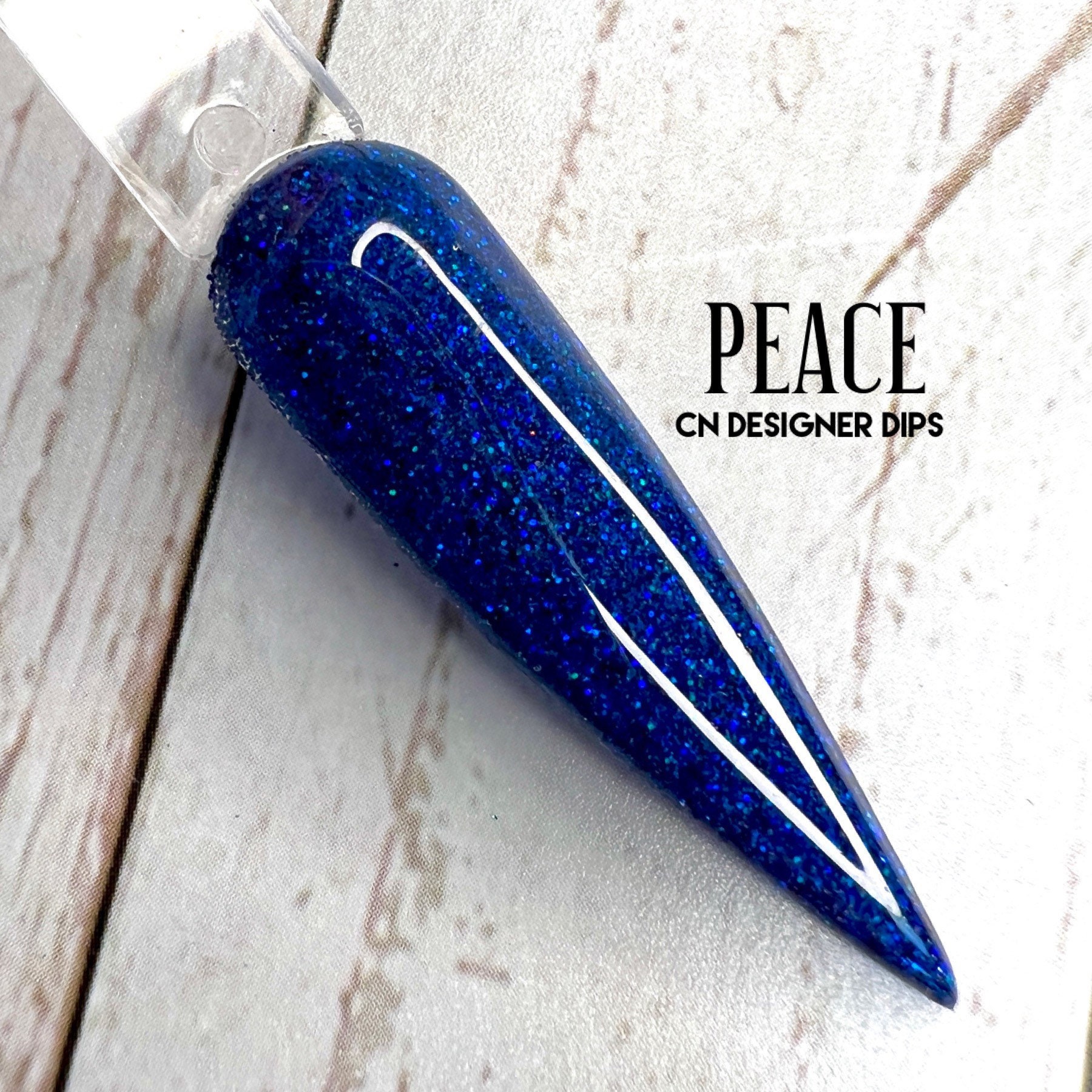 Peace - Dip-Puder, Dip-Puder Für Nägel, Acryl, Acrylpuder, Acrylfarben, Nagel, Blaues Blaue Glitter von Etsy - CNDesignerDips