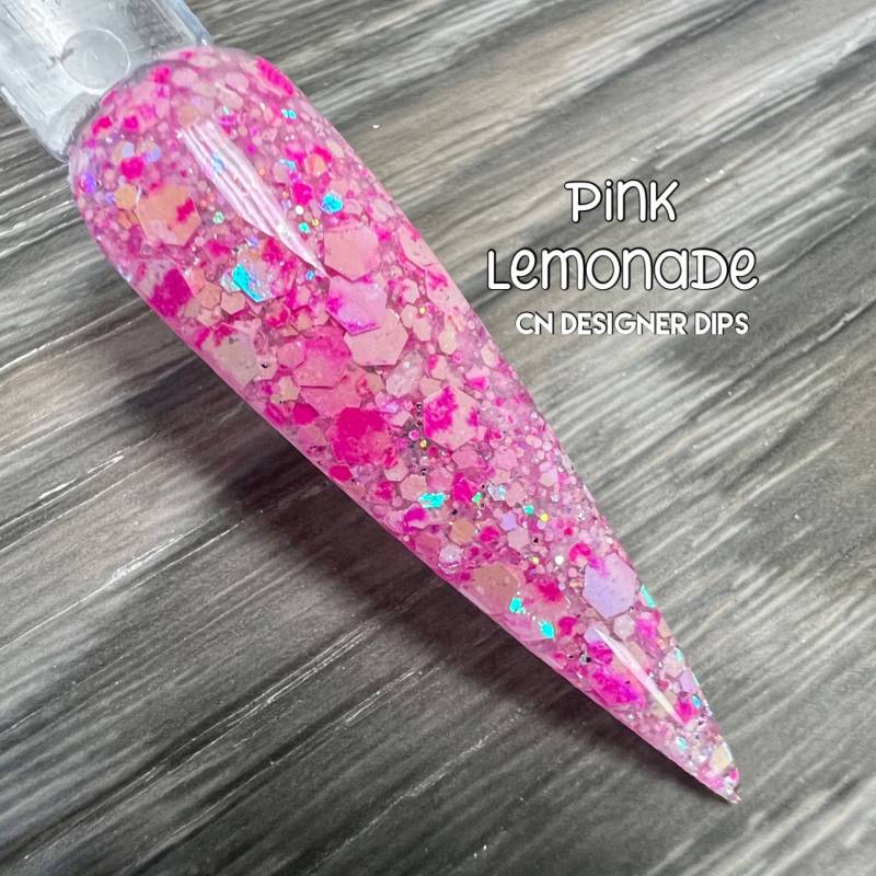 Pink Lemonade - Tauchpulver, Tauchpulver Für Nägel, Acryl, Acrylpulver, Acrylfarben, Nagel, Dip-Nagel von Etsy - CNDesignerDips