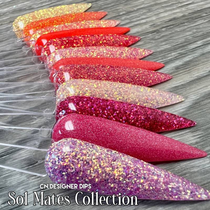 Sol Mates Collection - Tauchpuder, Tauchpulver Für Nägel, Nagelbad, Tauchpulver, Acrylpuder, Acryl, Nagel, Dips, Dip von Etsy - CNDesignerDips