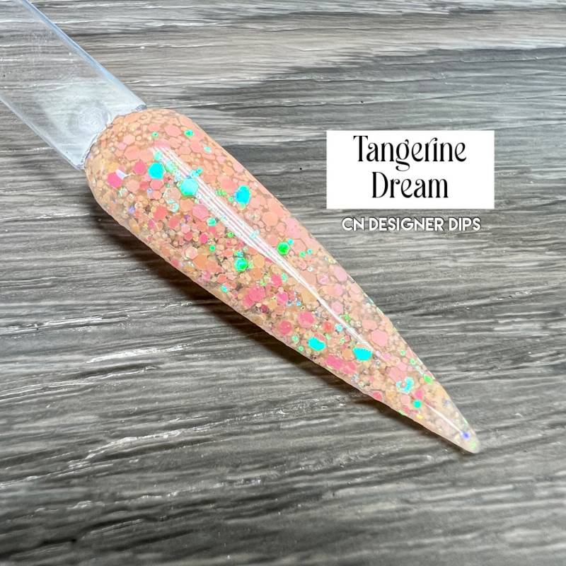 Tangerine Dream - Dip Pulver, Pulver Für Nägel, Nagel Dip, Dips, Acryl, Nagel, Acryl von Etsy - CNDesignerDips