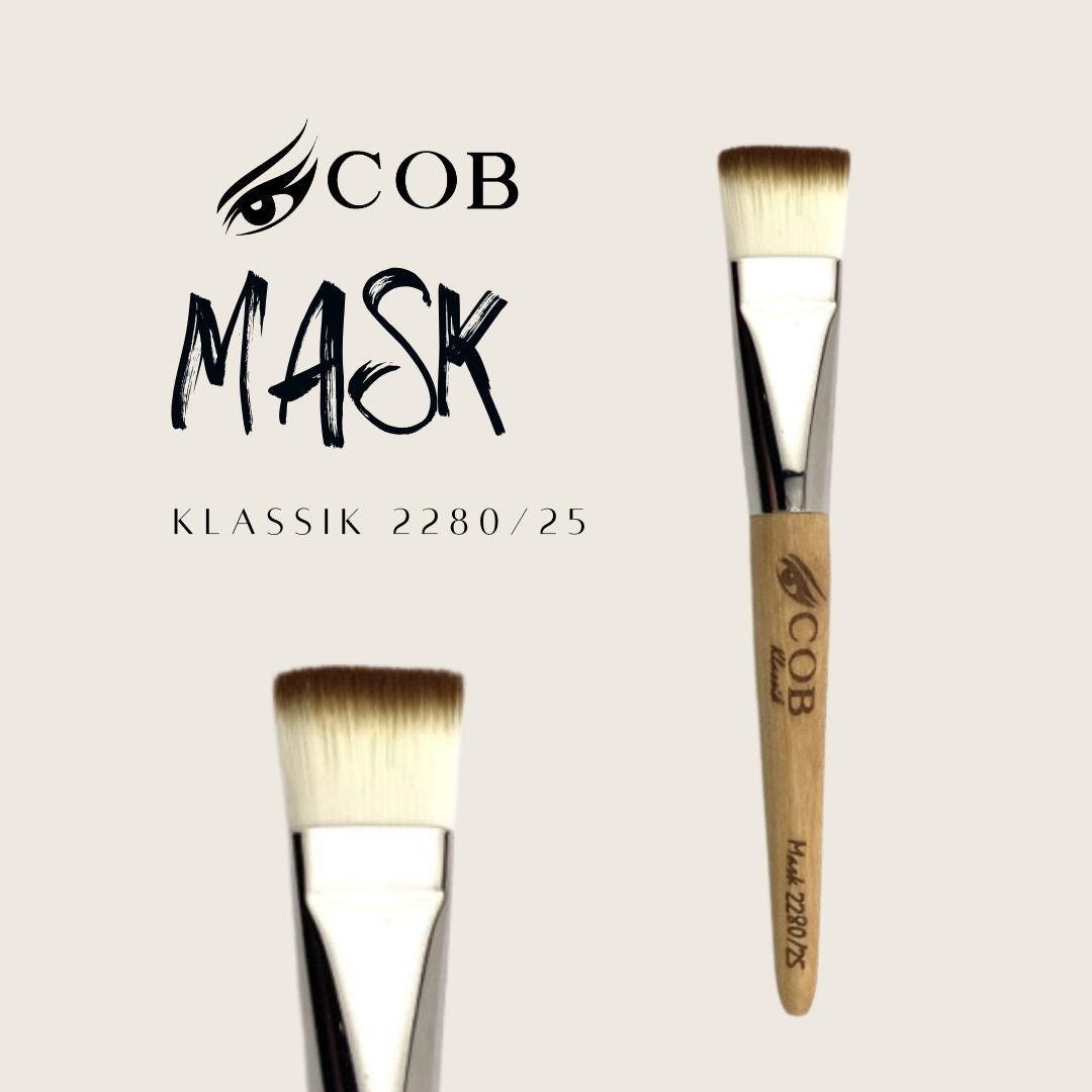 Cob Maskenpinsel 2080/25 "Klassik Linie"Kosmetik, Masken, Foundation, Make-Up, Synthetik, Vegan, Geschenk von Etsy - COBPinselmanufaktur