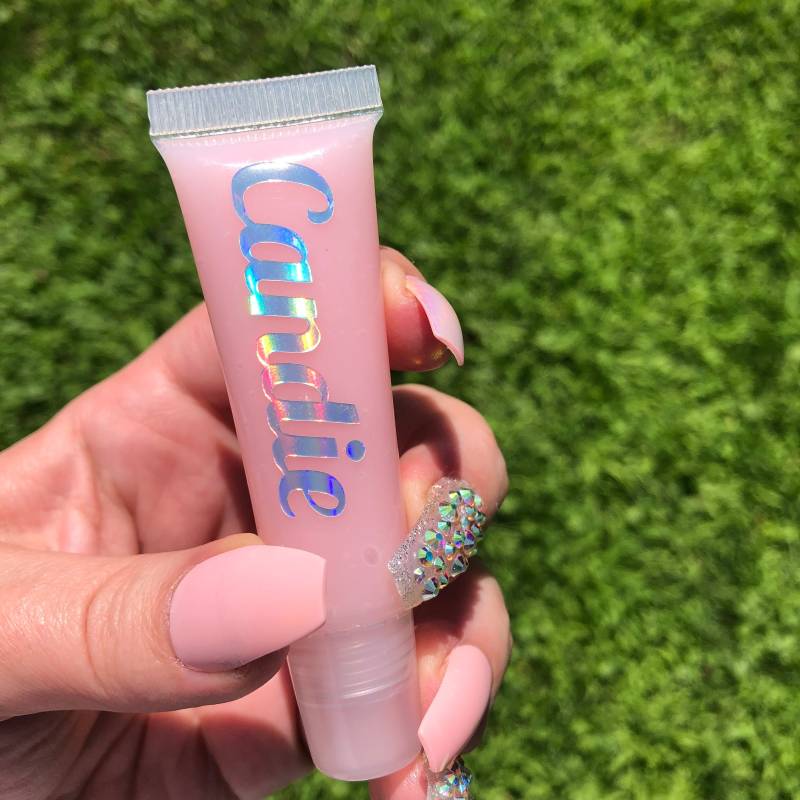 Cotton Candy Flavored Lipgloss, Pink Lipgloss Mit Natürlichen Ölen, Feuchtigkeitsspendender von Etsy - CandieXOXOCosmetics