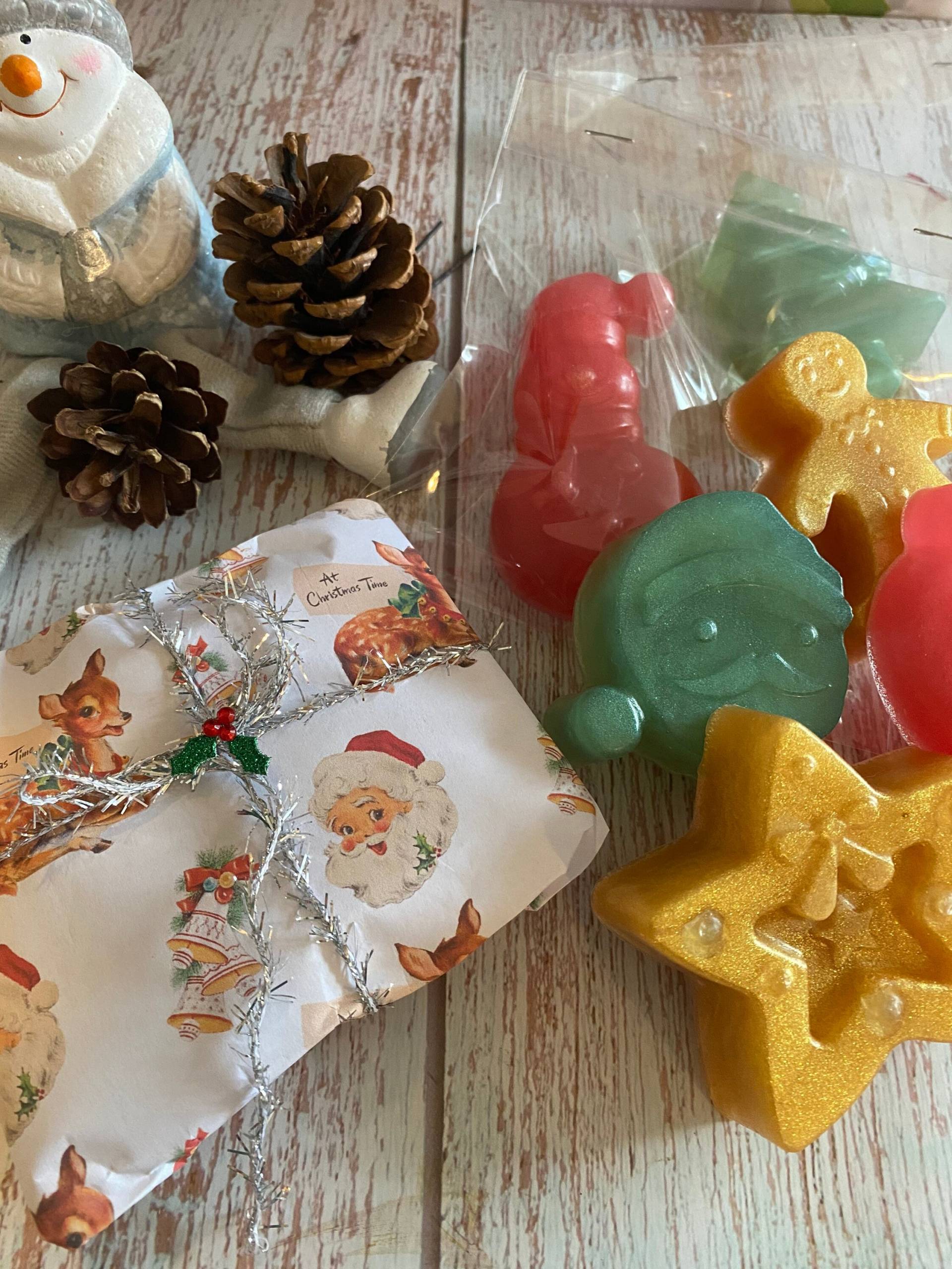 3 Weihnachts-Glycerinseifen, Duftend, Natürlich, Handgemacht von Etsy - CandlesAndSoapsByBea