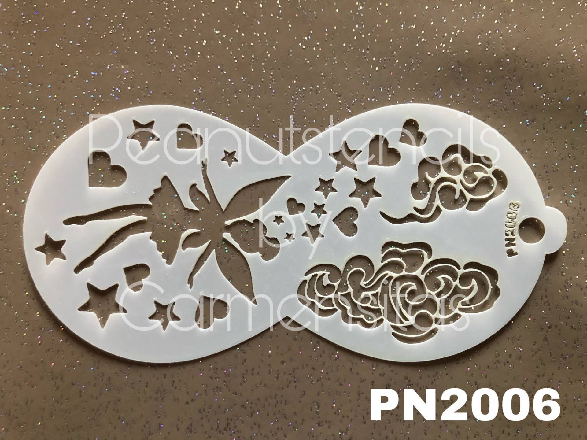 Peanutstencils Pn 2006 Fairy & Clouds, Fee Und Wölkchen von Etsy - CarmensitasShopDe