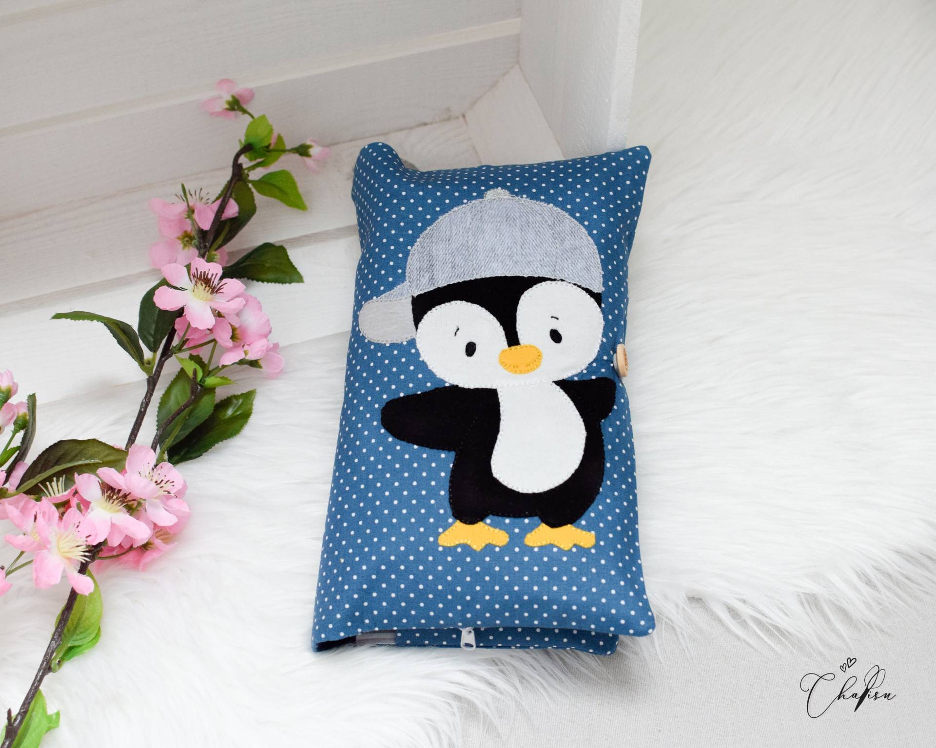 Windeltasche Mit Pinguin Und Name Wickeltasche Fächer Baby Geschenk Zur Geburt Taufe von Etsy - Chalisu