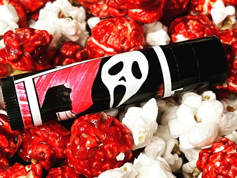 Ghostface Cherry Popcorn Lippenbalsam | Enthält Einen 0, 15 Unzen von Etsy - ChamoruBeauty