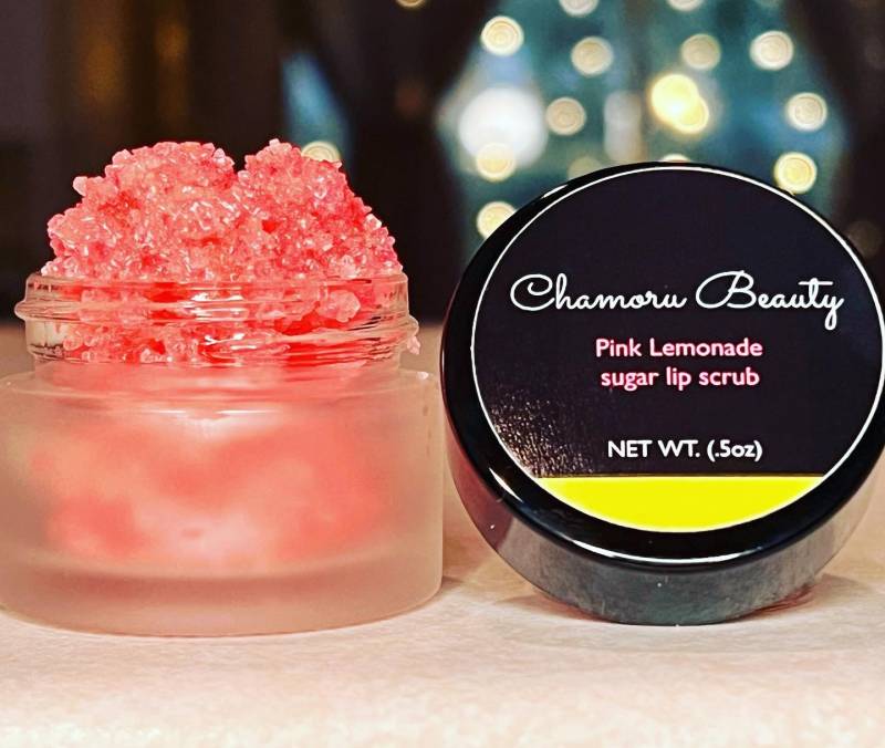 Pink Lemonade Zucker Lippenpeeling Mit Bio Kokosöl von Etsy - ChamoruBeauty