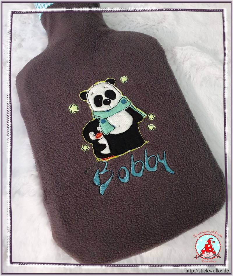 Wärmflaschenbezug Panda Wärmflaschenhülle Mit Name Und Motiv von Etsy - CheyennenShop