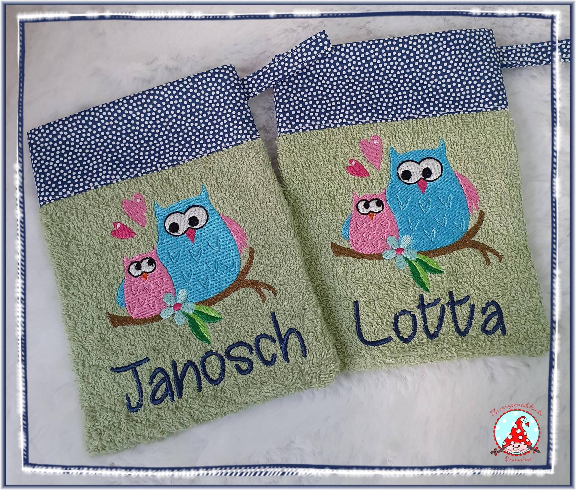 Waschlappen Mit Namen & Wunschmotiv Waschhandschuh Baby/Kind Eule Waschlappen Mit Namen & Wunschmotiv Waschhandschuh Baby/Kind Eule von Etsy - CheyennenShop