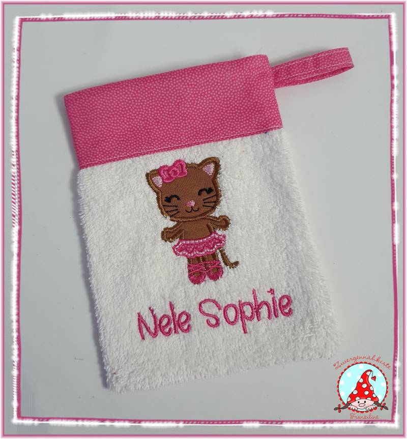 Waschlappen Mit Namen & Wunschmotiv Waschhandschuhn Für Baby Kinder Washcloth von Etsy - CheyennenShop