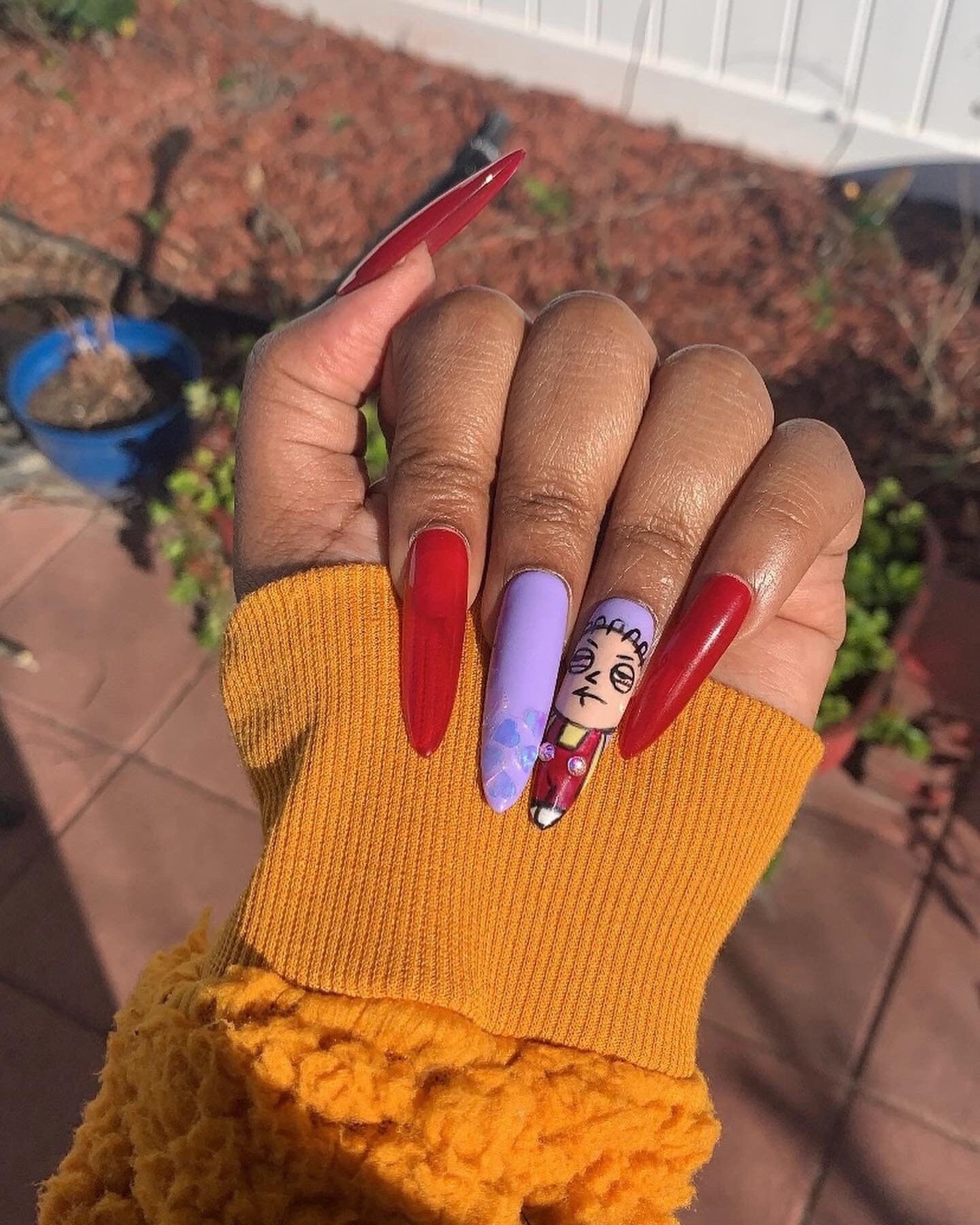 Family Guy Press On Nails von Etsy - ChicObsessionsStudio