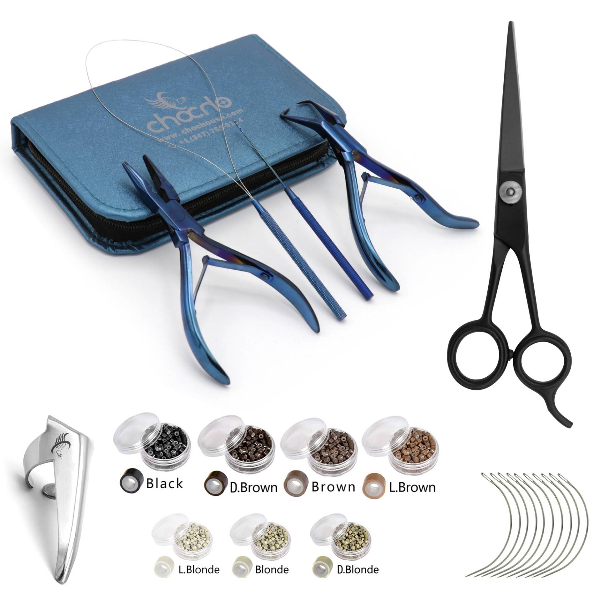 Chocho Professional Haarverlängerung & Perlen Werkzeug Kit Plier Set Für 4 Stück Micro von Etsy - ChochoTrack