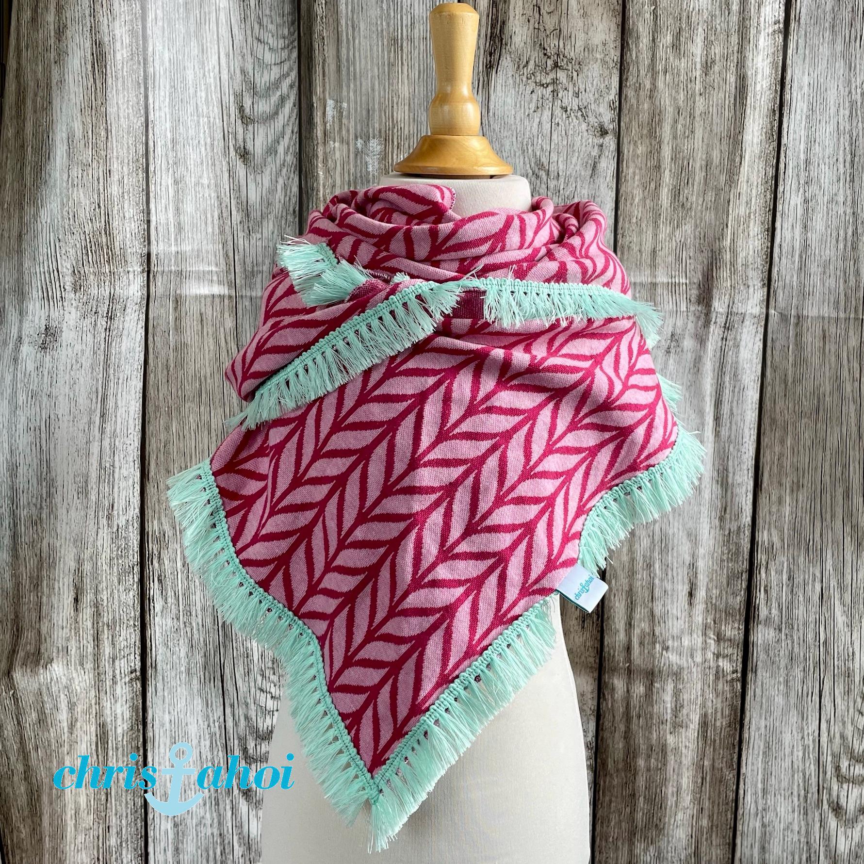 Halstuch Aus Sweat Jacquard Rosa/Pink Halstuch Aus Sweat Jacquard Rosa/Pink von Etsy - ChrisAhoiShop