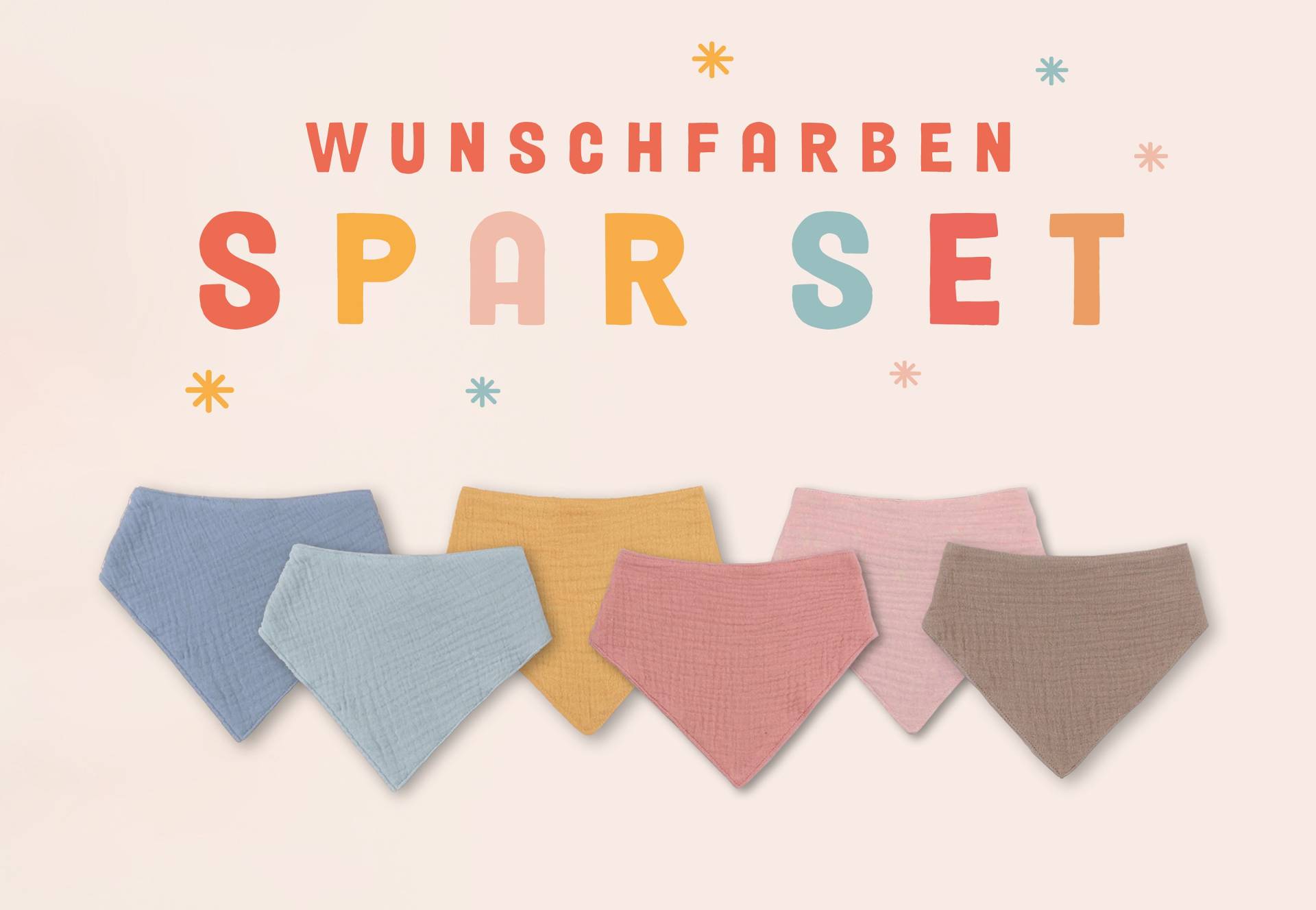 6 Für 5 Spar Set Musselin Baby Und Kleinkind Halstücher Dreieckstücher Spucktücher Baumwolle Lätzchen Gaze Sabbertuch, Mullwindel, Geschenk von Etsy - CleoNoah