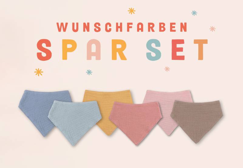 6 Für 5 Spar Set Musselin Baby Und Kleinkind Halstücher Dreieckstücher Spucktücher Baumwolle Lätzchen Gaze Sabbertuch, Mullwindel, Geschenk von Etsy - CleoNoah