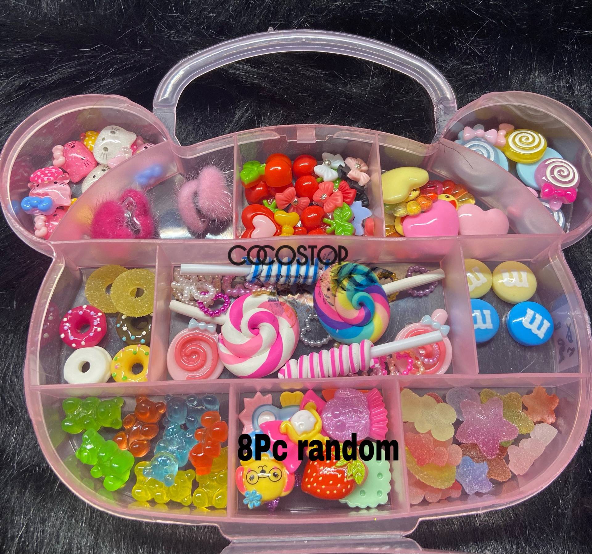 100+ Teile Kawaii Nagelbox 3D Nagel Charms Für Nail Art Designs Diy Bastelzubehör von Etsy - CocoStop