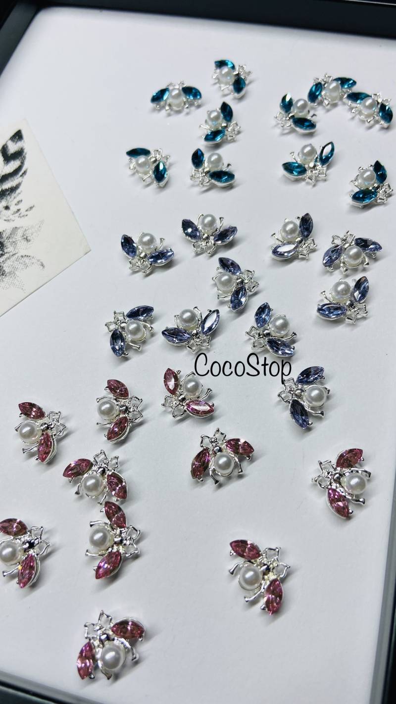 3D Biene Charms Nail Art Kristall Strass Perle Für Designs Nagel Diy Handwerk Zubehör von Etsy - CocoStop