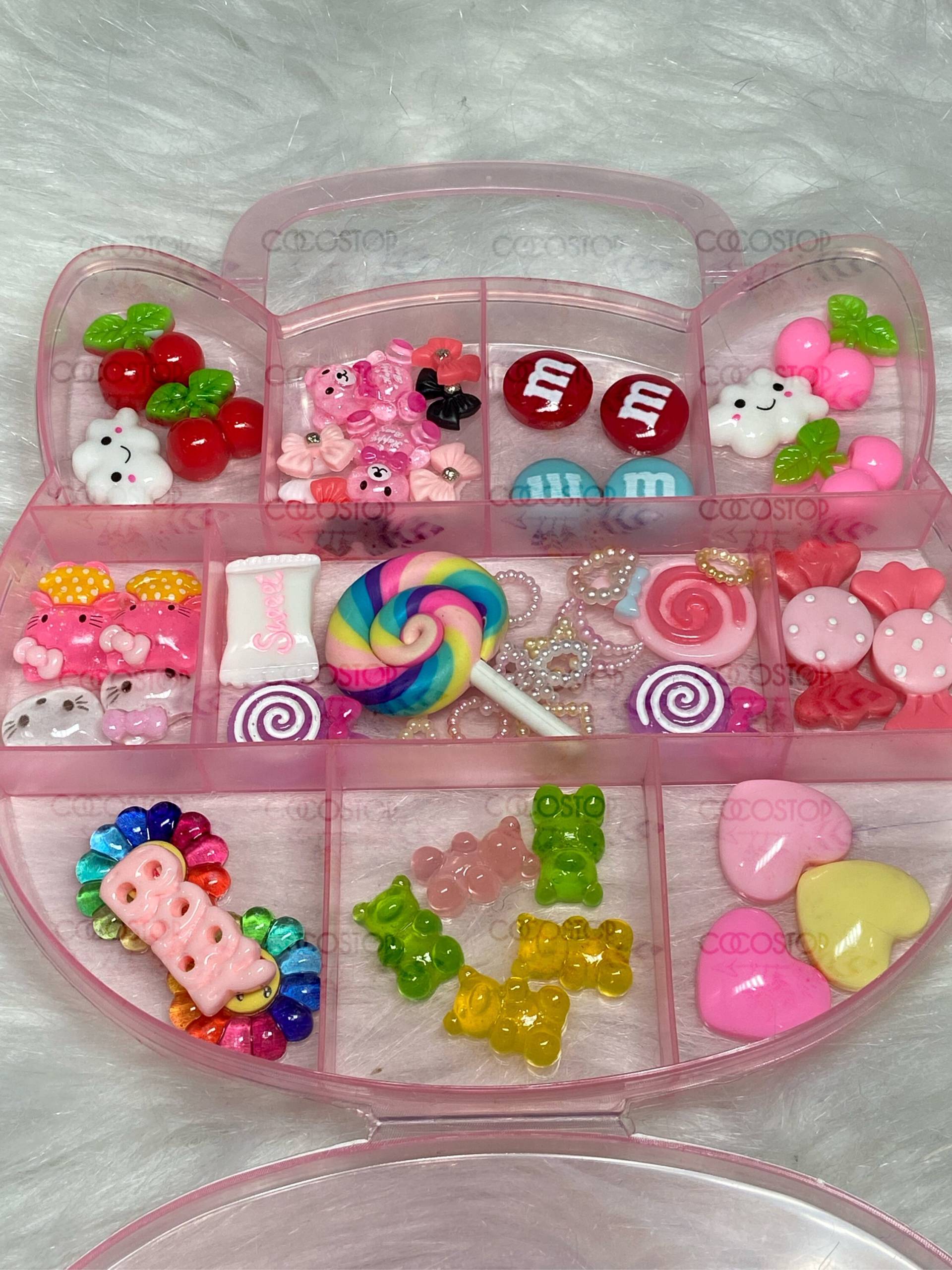 50+ Stück Kawaii Nagelbox 3D Nagel Charms Für Nail Art Designs Diy Bastelzubehör von Etsy - CocoStop