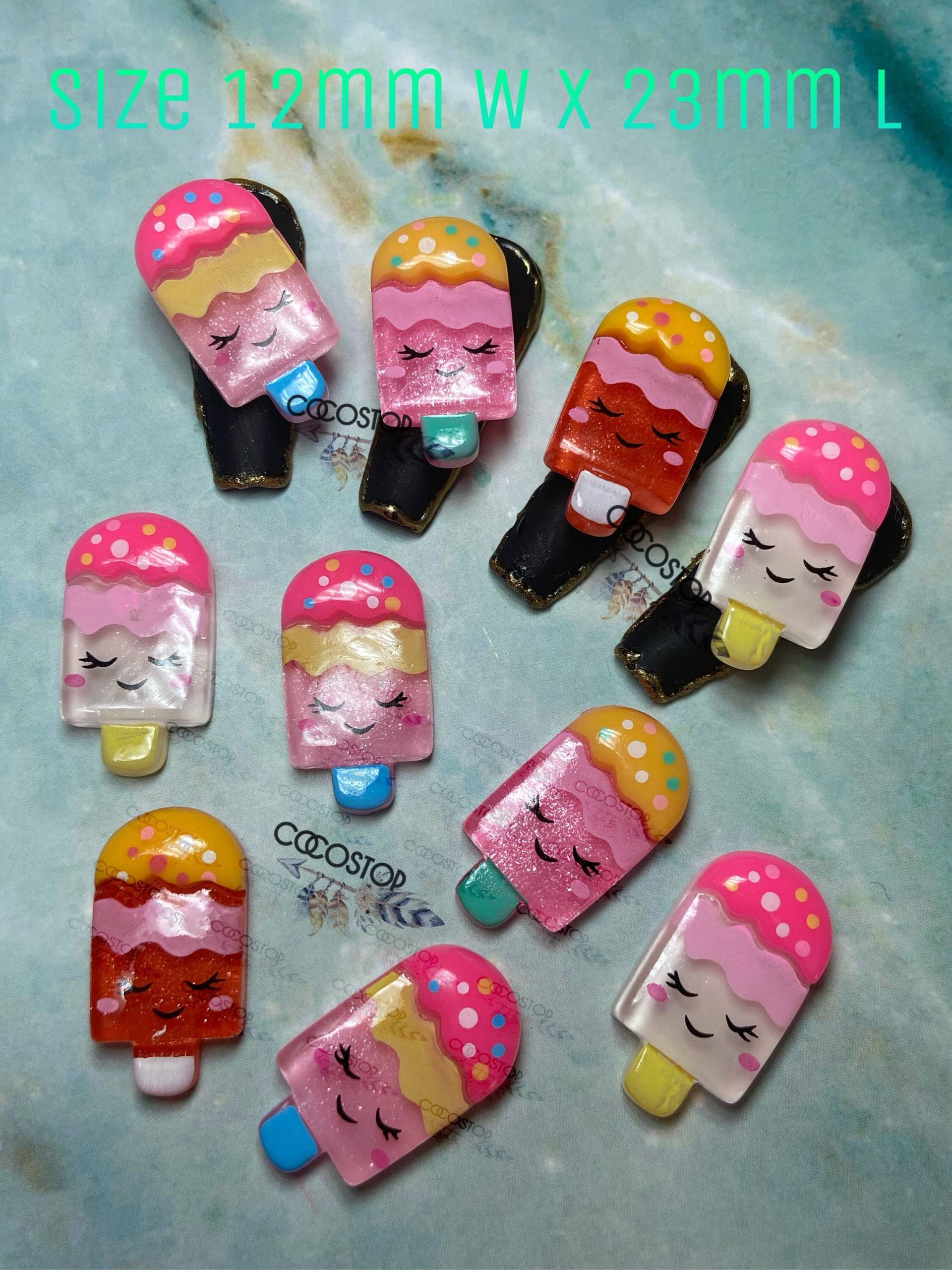 Eis Kawaii Nagel Charms 3D Nailart von Etsy - CocoStop