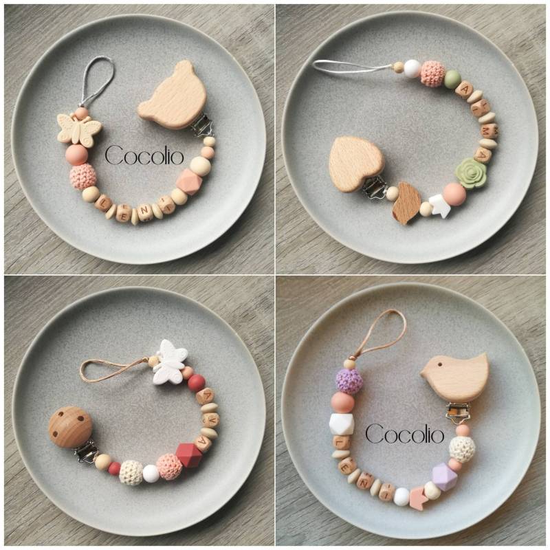 Schnullerkette Personalisiert von Etsy - CocolioHandmade