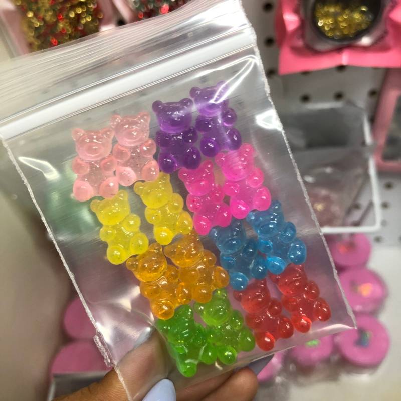 16 Stück Großes Gummybear Charm Set von Etsy - CometNailSupply