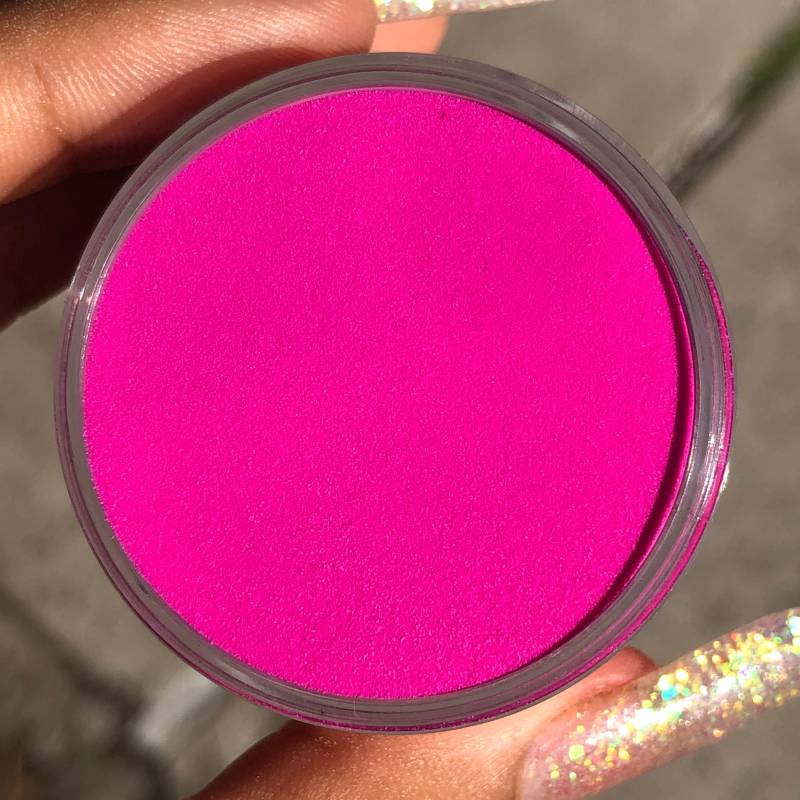 Fuchsia Pinkes Acrylpulver "Sasha" von Etsy - CometNailSupply