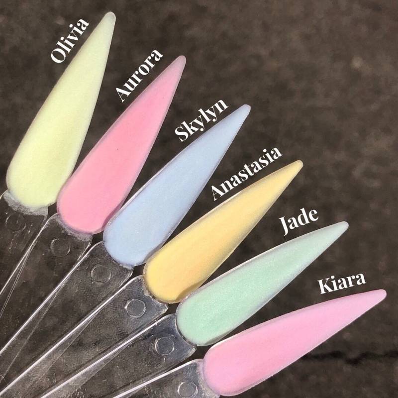 Pastell Acryl Dip-Pulver Sammel-Set von Etsy - CometNailSupply