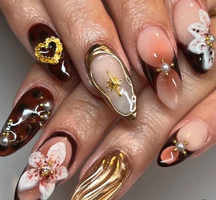 Chrome, Press On Nails, Nägel Zum Aufkleben von Etsy - Cosi17