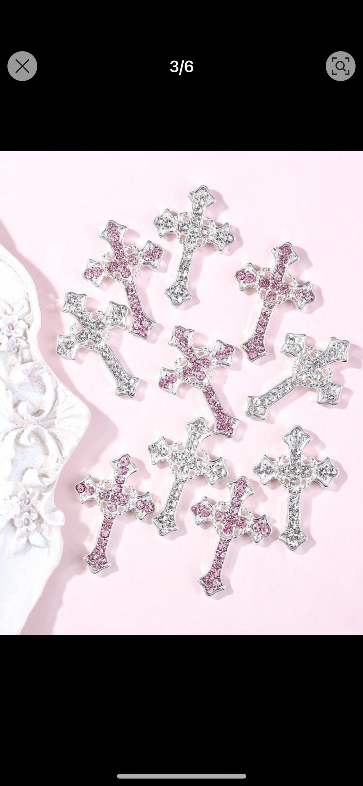 Kreuz Nail Charms von Etsy - Cosi17