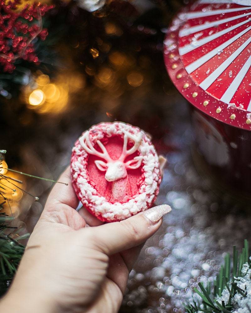 Winter Hirsch Seife Handgemacht Mit Weihnachtsbonbons Und Keksen Duft Glycerin von Etsy - CostureroReal