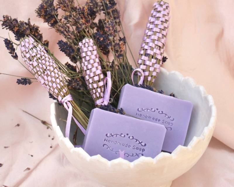 Handseife Lavendel Einzeln von Etsy - CottageandRose