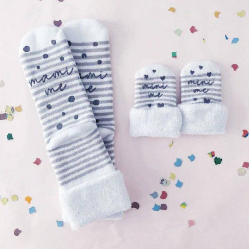 Bambus-Socken Für Mama Und Baby - "Mami Me & Mini Me", Geschenk Schwangere, Unisex, Onesize, Pflegeleicht, Kleines Zur Geburt von Etsy - CountdownKalender