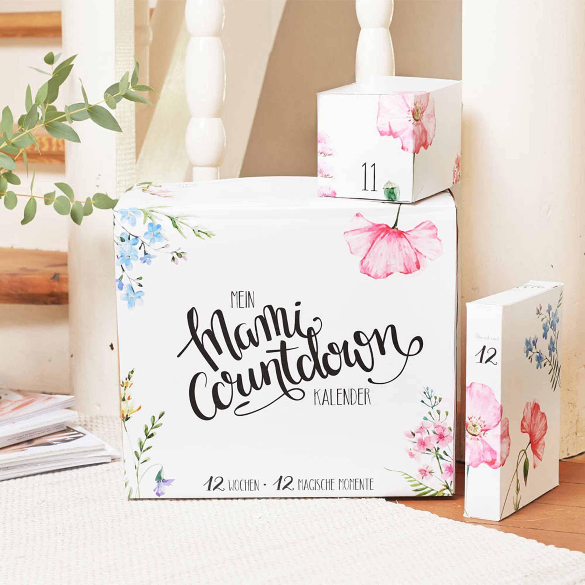 Mami-Countdown-Kalender Für Die Werdende Mama | Geschenk Zur Babyparty, Mutterschutz Schwangere Mit Eigenem Foto Oder Text von Etsy - CountdownKalender