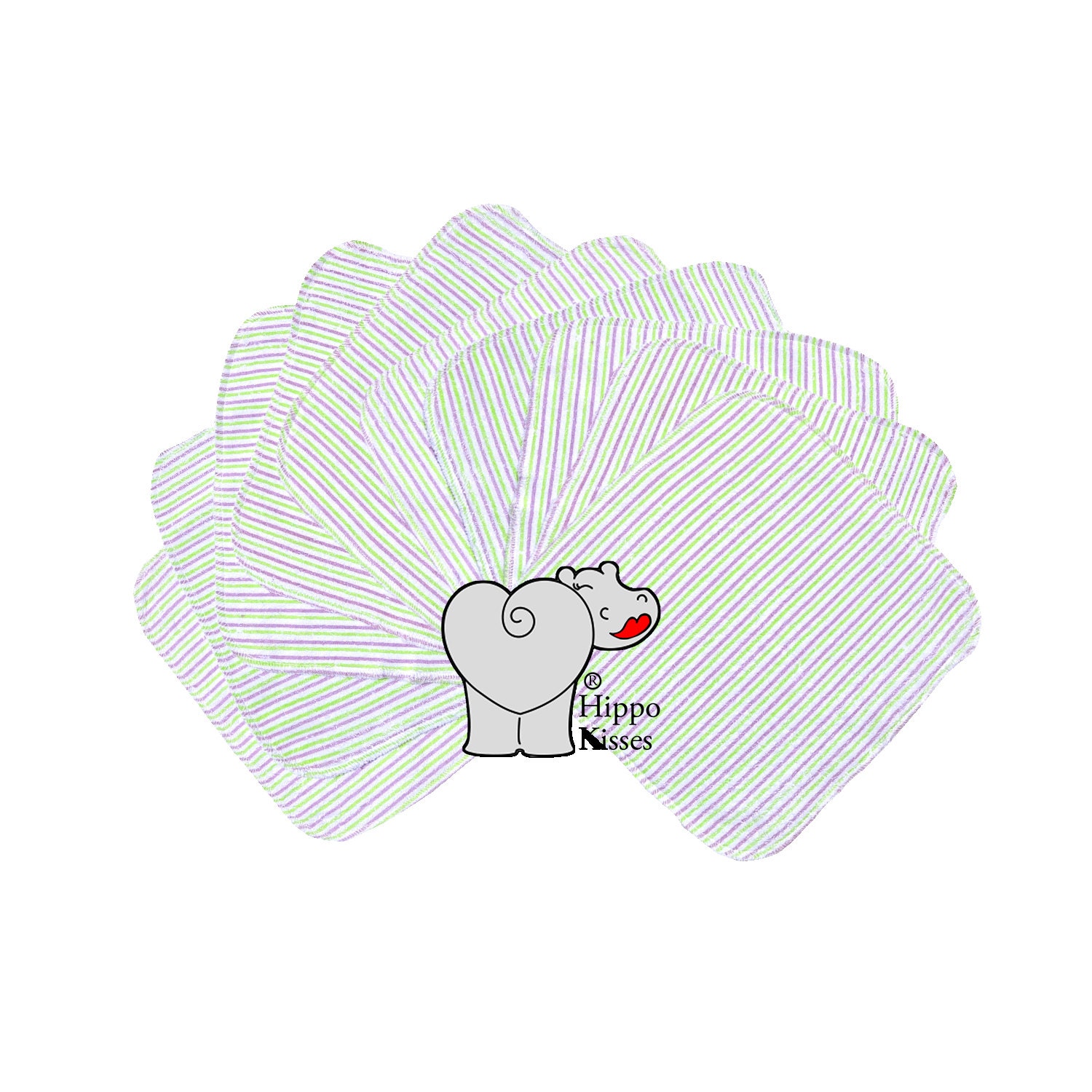 Baby Waschlappen Lila Grüne Streifen 10Er Pack, Gesichtstücher, Waschbare Desinfektionstücher Baby Waschlappen Lila Grüne Streifen 10Er Pack, Gesichtstücher, Waschbare Desinfektionstücher von Etsy - CraftersCreekDesigns