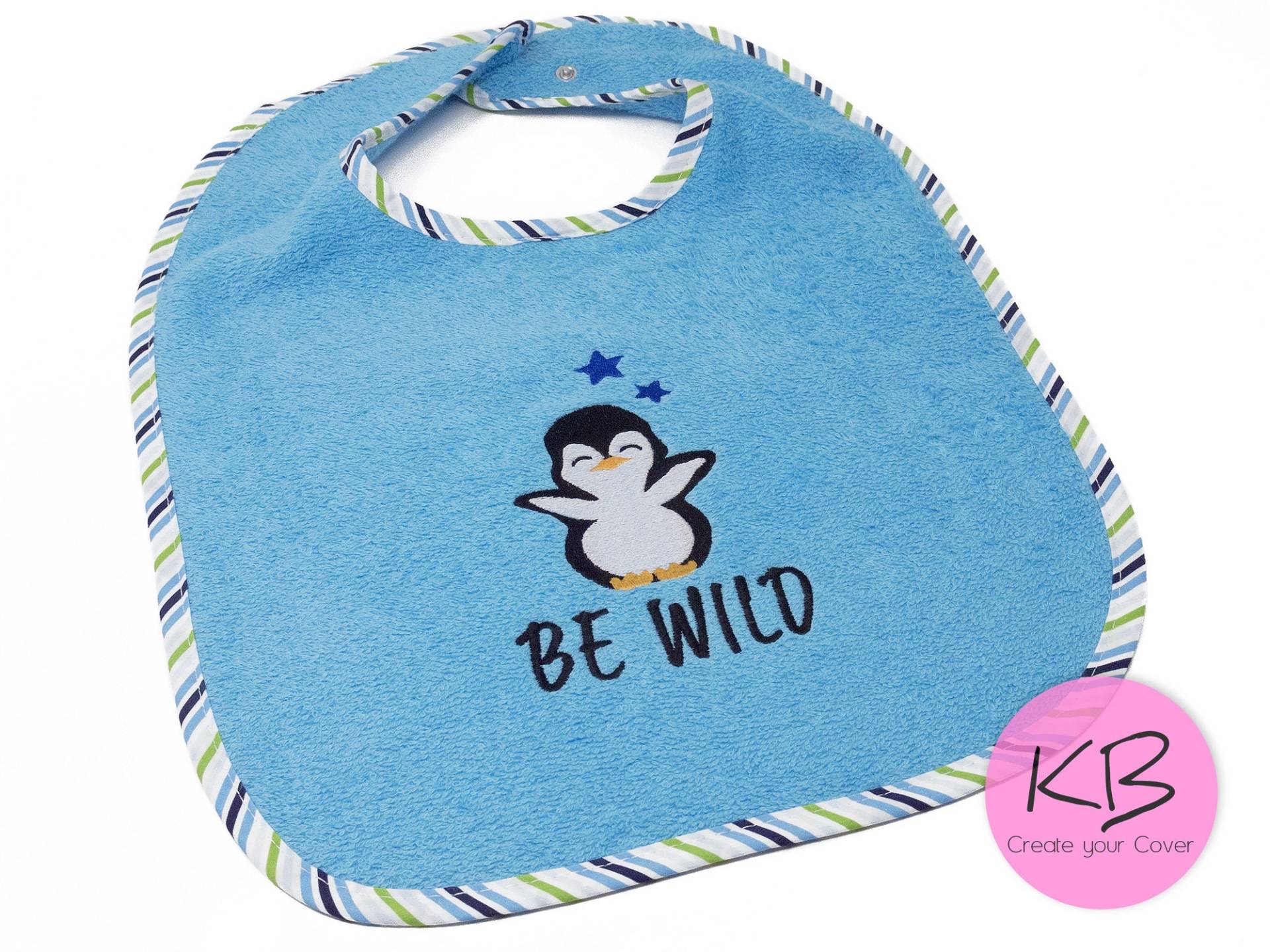 Lätzchen Mit Druckknopf, Namen Und Motiv Pinguin Bestickt, Babylätzchen Personalisiert, Kleines Geschenk Zur Geburt, Latz Für Baby von Etsy - CreateyourCover