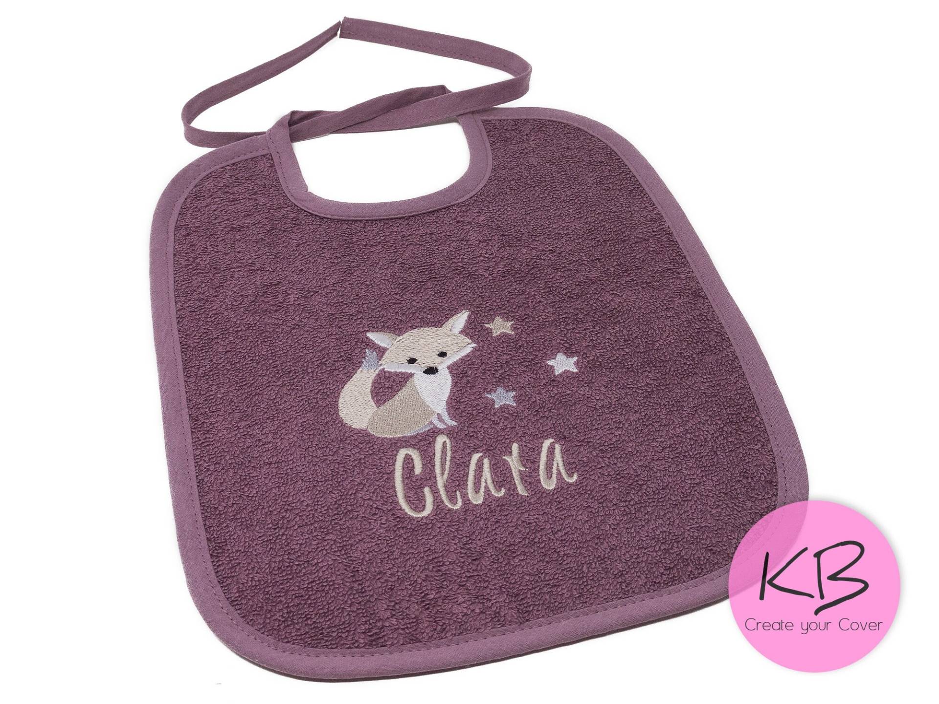 Lätzchen Zum Binden Mit Namen Und Motiv Fuchs Bestickt, Geschenk Zur Geburt, Taufe, Babyparty, Babylätzchen Personalisiert, Lätzchen von Etsy - CreateyourCover